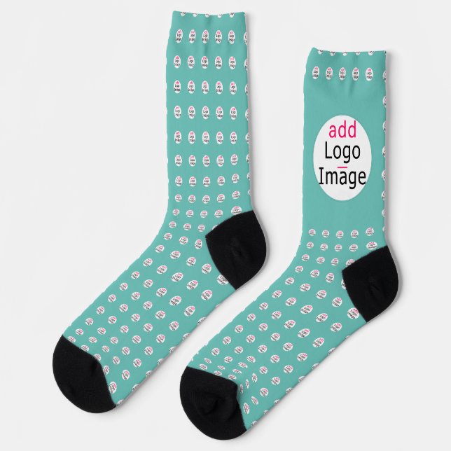 Trendige Berufliche, moderne, individuell anpassba Socken (Linkes Detail)