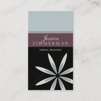 Trendige Bliss Lavendel Blue Business Card Visitenkarte