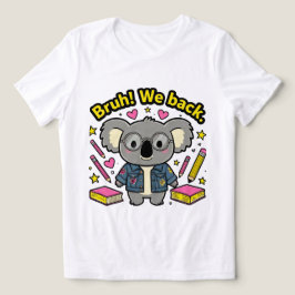 Trendige "Bruh! Wir sind zurück" Eiskaffee-Mädchen Tri-Blend Shirt