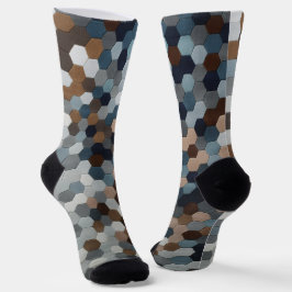 Trendige bunte gemusterte Socken