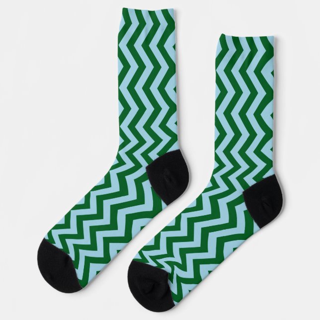 Trendige bunte gemusterte Socken (Linkes Detail)