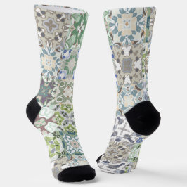 Trendige bunte gemusterte Socken