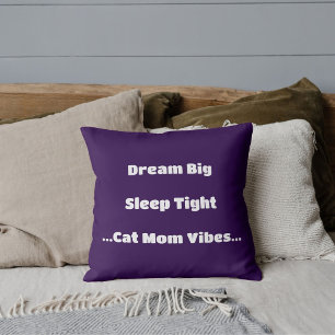 Trendige Cat Mama Funny Zitat Niedlich Cool Modern Kissen