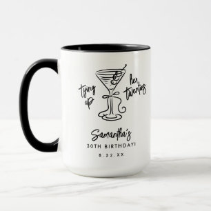Trendige, die ihre Zwanziger zusammenbindet, 30. G Tasse
