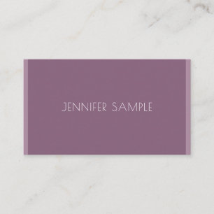 Trendige Elegant Minimalistisches Template Moderne Visitenkarte
