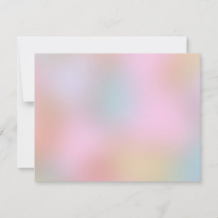 Trendige Elegante Farben - Abstrakte Blankenvorlag Mitteilungskarte