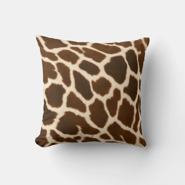 Trendige Elegante Kuh Imitate Leather Collection Kissen (Vorderseite)