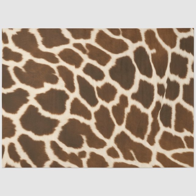 Trendige Elegante Kuh Imitate Leather Collection Seidenpapier (Vorderseite)