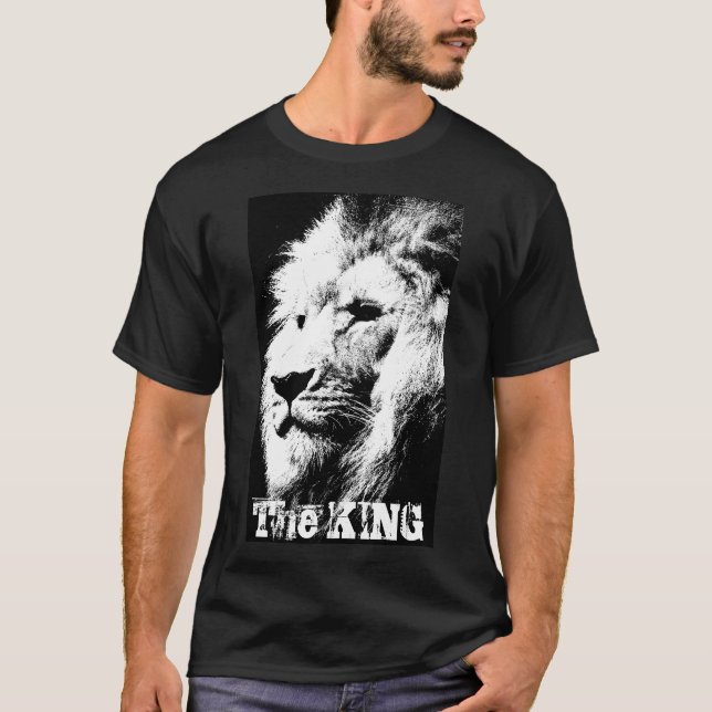 Trendige Elegante Moderne Kunst, Dichtung und Pop T-Shirt (Vorderseite)