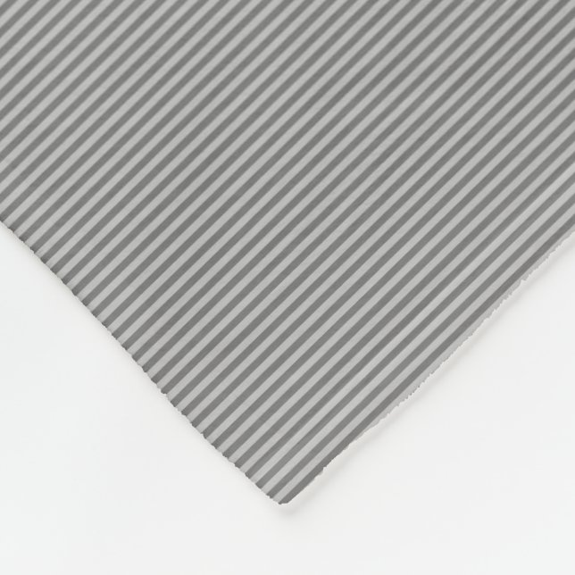 Trendige Elegante Moderne Vorlage Graue Streifen g Fleecedecke (Ecke)