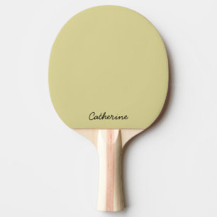 Trendige erdige gelbe Custom - Ping Pong Schläger Tischtennis Schläger