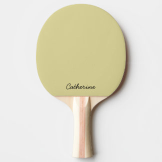 Trendige erdige gelbe Custom - Ping Pong Schläger Tischtennis Schläger