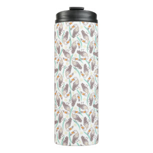 Trendige exotische Tukane Thermosbecher
