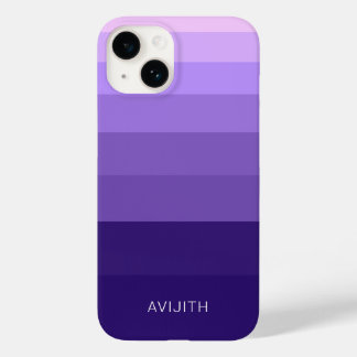 Trendige Farbblöcke indigo - individuell anpassbar Case-Mate iPhone 14 Hülle
