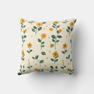 Trendige Farmhaus-Stil Schicke Mädchenhafte Floral Kissen