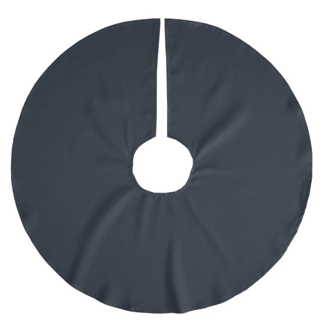 trendige Feste, schlichte Tiefseefliege Polyester Weihnachtsbaumdecke (Vorderseite)