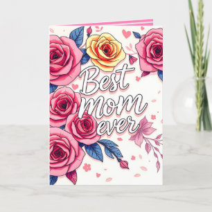 Trendige florale Luxus-Geschenkkollektion Karte