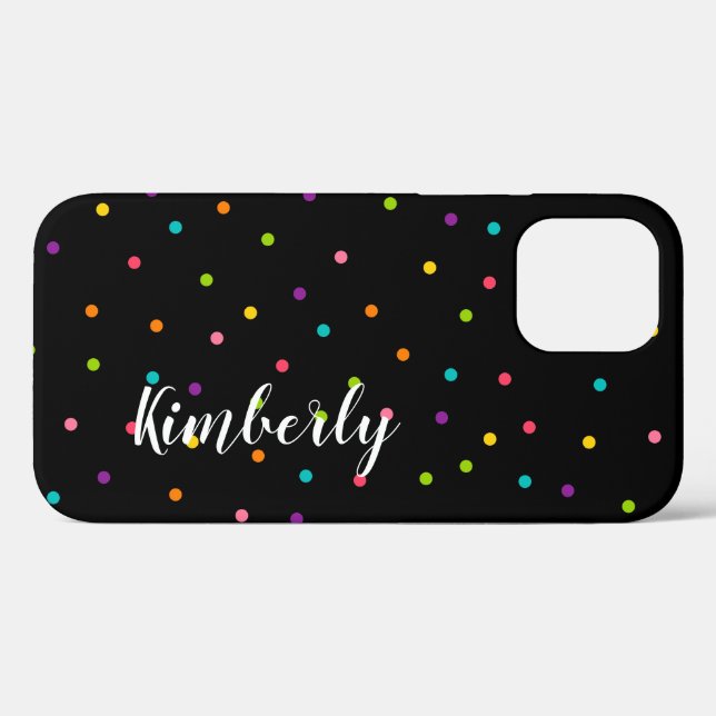 Trendige Girls Monogram Smartphone Case für iPhone (Rückseite (Horizontal))