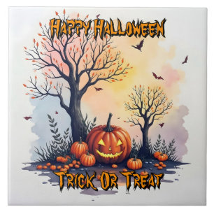 Trendige Halloween Gruselige Süße Kollektion Fliese