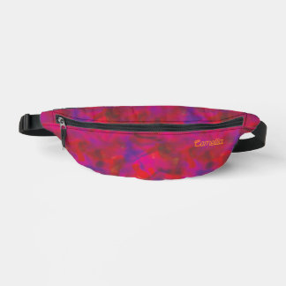 Trendige, Hot-Pink-Violet-Gefärbte Krawatte-Muster Bauchtasche