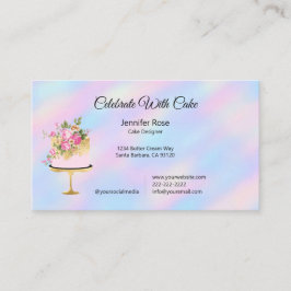 Trendige Konditorei Koch Bäckerei Business Cards Visitenkarte