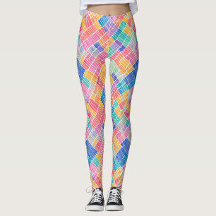 Trendige künstlerische abstrakte Regenbogen-Wasser Leggings