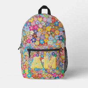 Trendige, lebendige Blumen-Rucksack mit individuel Bedruckter Rucksack