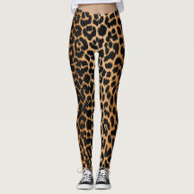 Trendige Leopard Muster Leggings für Tierdrucke