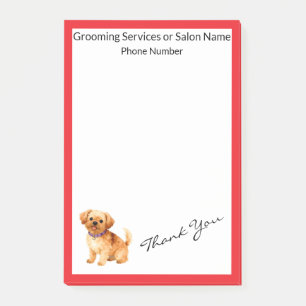 Trendige Luxus-Pflege Hund personalisierte Kollekt Post-it Klebezettel