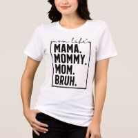 Trendige Mama sarkastische Typografie Tri-Blend-Sh