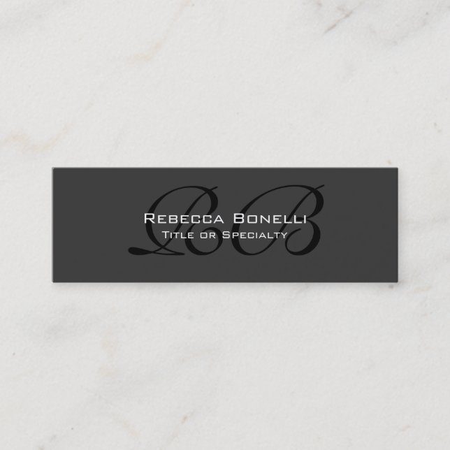 Trendige, maßgeschneiderte Visitenkarte in magisch (Vorderseite)