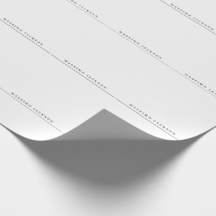 Trendige minimalistische elegante professionelle S Geschenkpapier
