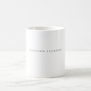 Trendige minimalistische elegante professionelle S Kaffeetasse