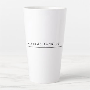 Trendige minimalistische elegante professionelle S Milchtasse