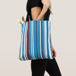 Trendige moderne Boho-Chic-Streifen Tasche