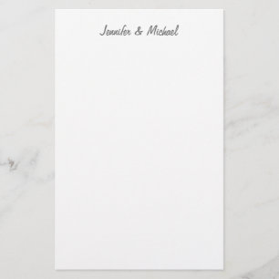 Trendige moderne elegante einfache minimalistische briefpapier