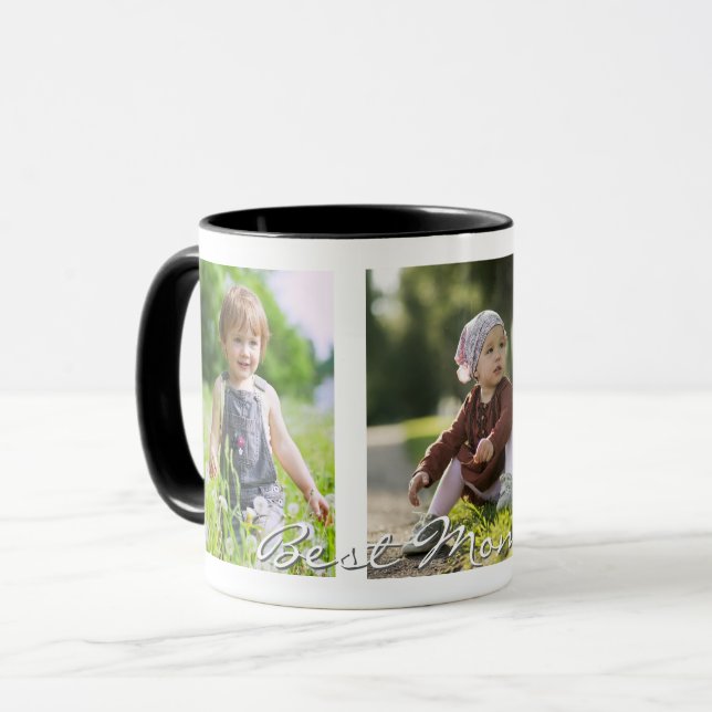 Trendige moderne Mutter - beste Mama überhaupt - A Tasse (Vorderseite Links)