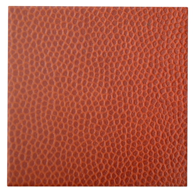 Trendige orange Keramikfliese mit Ledereffekt (Vorderseite)