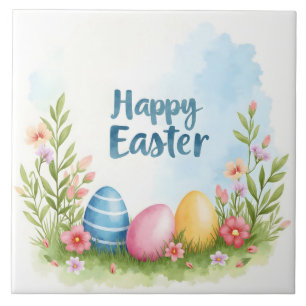 Trendige Ostereier Schöne Sammlung Fliese