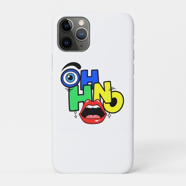 Trendige Pop-Art-Sassy-Lippe Case-Mate iPhone Hülle (Rückseite)