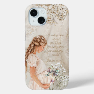 Trendige religiöse werdende Mutter Spitze Organza- Case-Mate iPhone Hülle