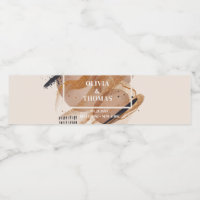Trendige Rose Gold Glitzer Terrakotta abstrakt fet