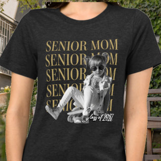 Trendige Senior-Mutter Retro-Kindheit Abschlussjah Tri-Blend Shirt