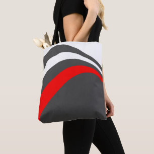 Trendige Sommer-Minimalist-Streifen Tasche