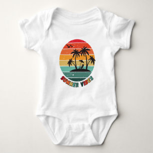 trendige "Sommerlaune" Baby Strampler