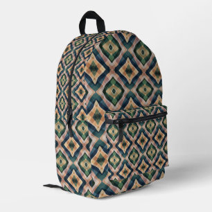 Trendige Stammes-Symmetrie-Kunst Bedruckter Rucksack