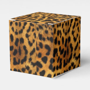 trendige, stilvolle Safari-Muster für Leopardendr Geschenkschachtel