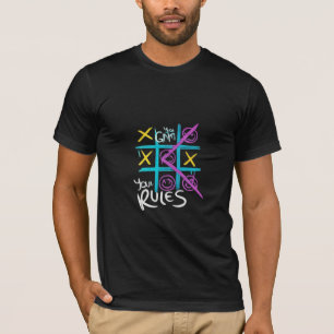 Trendige T-Shirt-Drucke mit Totenkopf für Modefans T-Shirt