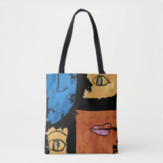 Trendige Tote-Tasche | The Face by AdzSpirit Tasche