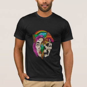 Trendige Totenkopf-T-Shirt-Drucke für Modefans T-Shirt